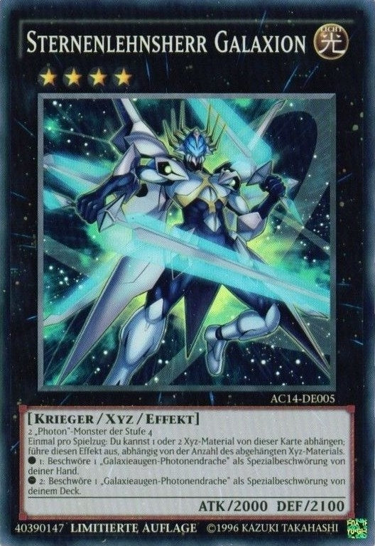 Image for Starliege Lord Galaxion (German) - "Sternenlehnsherr Galaxion" (Advent Calendar 2014 (Adventskalender ZEXAL-Edition)) (AC14-DE005) - YuGiOh