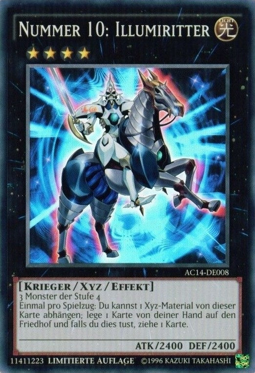 Image for Number 10: Illumiknight (German) - "Nummer 10: Illumiritter" (Advent Calendar 2014 (Adventskalender ZEXAL-Edition)) (AC14-DE008) - YuGiOh