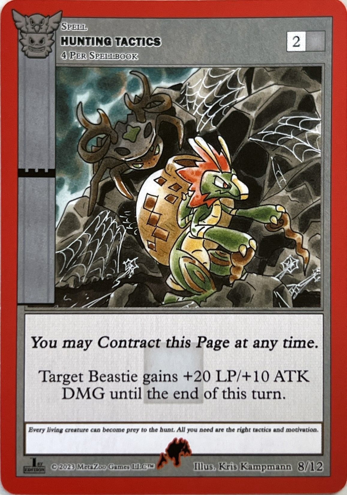 Image for Hunting Tactics (Kanontsistontie) (Native: First Edition Release Event Deck) (8/12) - MetaZoo