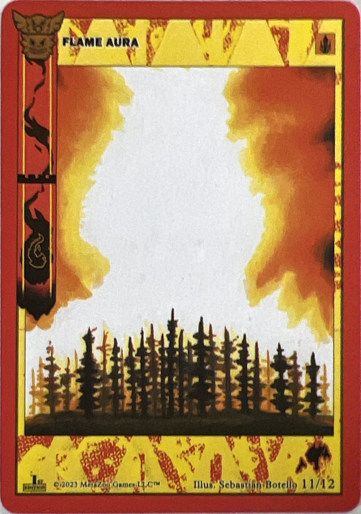 Image for Flame Aura (Native: First Edition Release Event Deck) (11/12) - MetaZoo