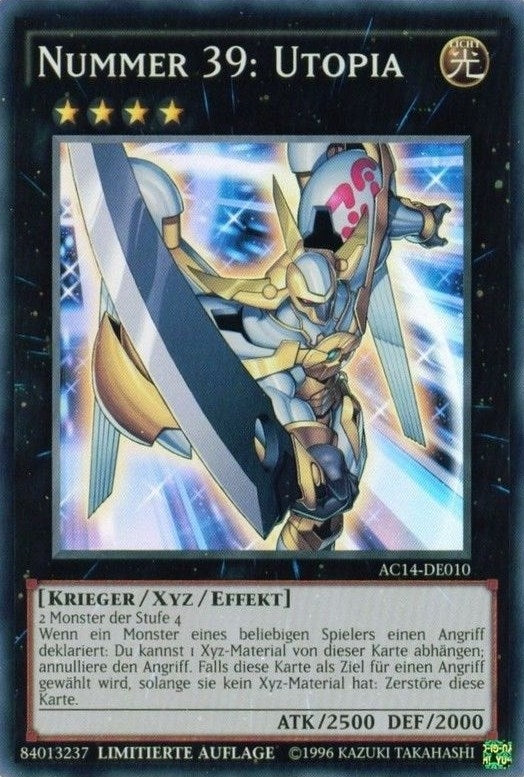 Image for Number 39: Utopia (German) - "Nummer 39: Utopia" (Advent Calendar 2014 (Adventskalender ZEXAL-Edition)) (AC14-DE010) - YuGiOh