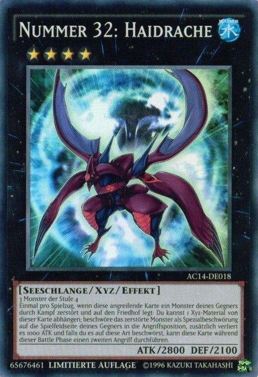Image for Number 32: Shark Drake (German) - "Nummer 32: Haidrache" (Advent Calendar 2014 (Adventskalender ZEXAL-Edition)) (AC14-DE018) - YuGiOh