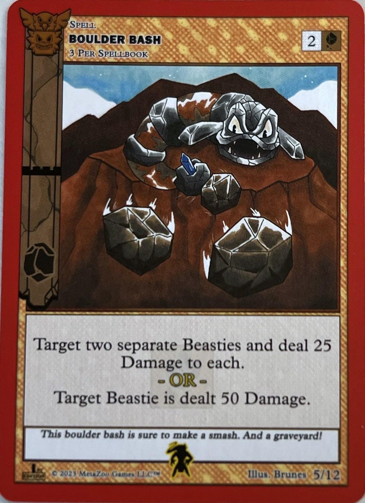 Image for Boulder Bash (Native: First Edition Release Event Deck) (5/12) - MetaZoo