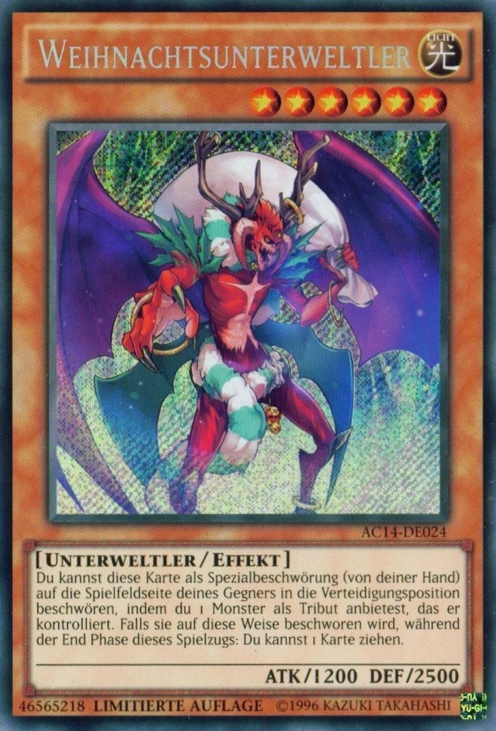 Image for Santa Claws (German) - "Weihnachtsunterweltler" (Advent Calendar 2014 (Adventskalender ZEXAL-Edition)) (AC14-DE024) - YuGiOh