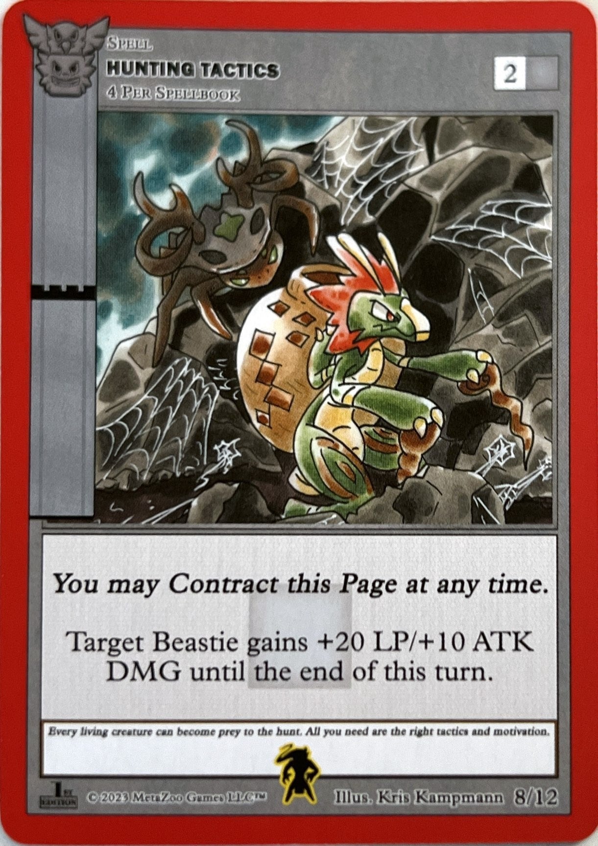 Image for Hunting Tactics (Tahquitz) (Native: First Edition Release Event Deck) (8/12) - MetaZoo