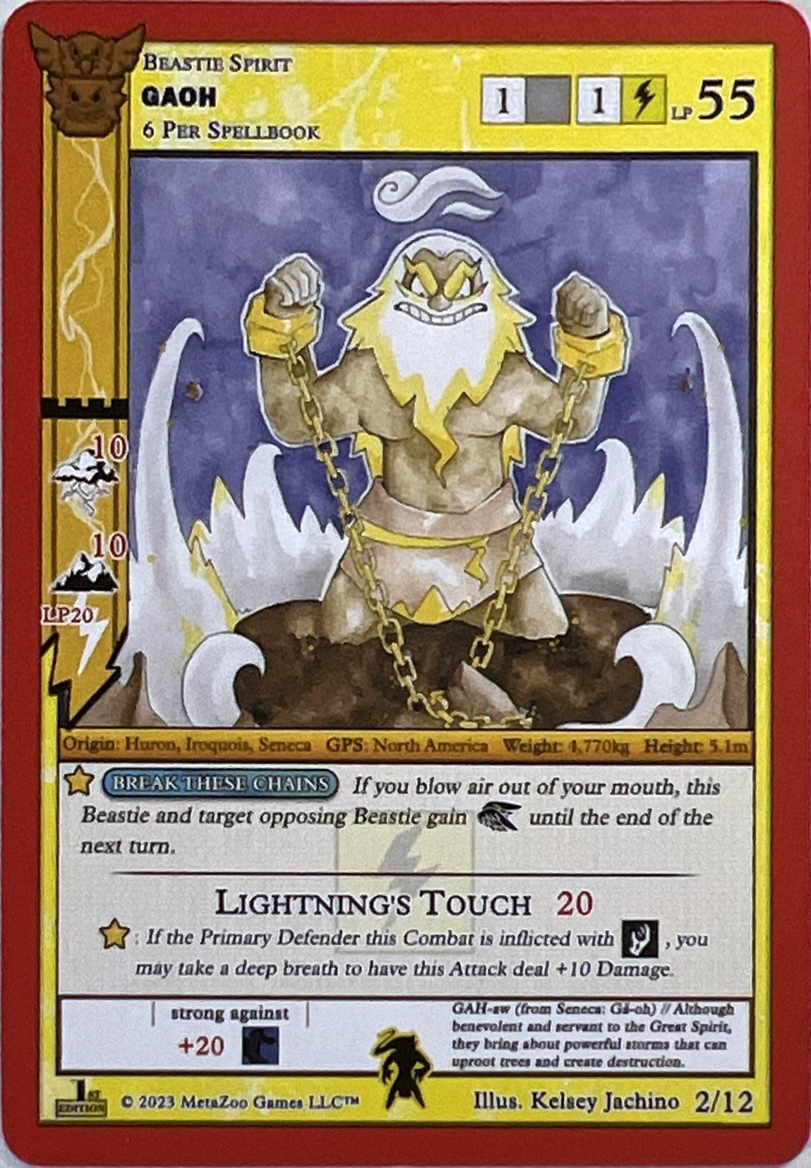 Image for Gaoh (Native: First Edition Release Event Deck) (2/12) - MetaZoo