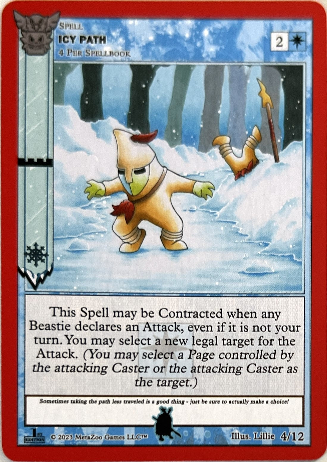 Image for Icy Path (Native: First Edition Release Event Deck) (4/12) - MetaZoo