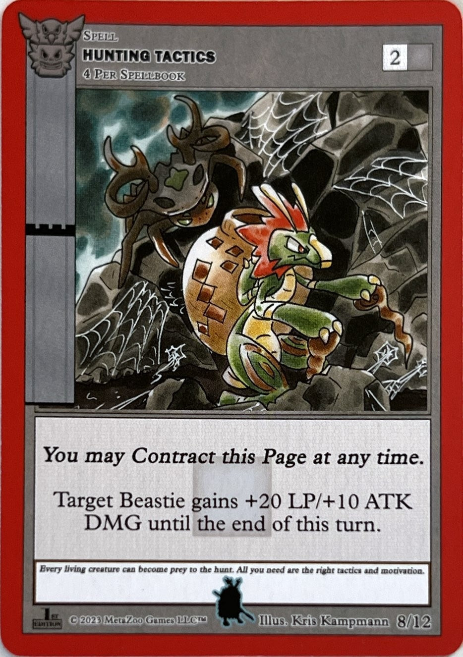 Image for Hunting Tactics (Tekkeitsertok) (Native: First Edition Release Event Deck) (8/12) - MetaZoo