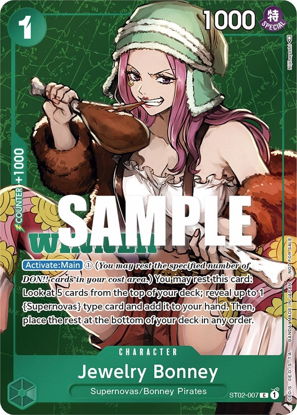 Image for Jewelry Bonney (Tournament Pack Vol. 3) [Winner] (One Piece Promotion Cards) (ST02-007) - One Piece Card Game