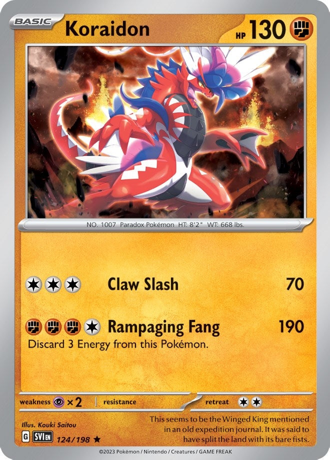 Image for Koraidon (Deck Exclusives) (124/198) - Pokemon
