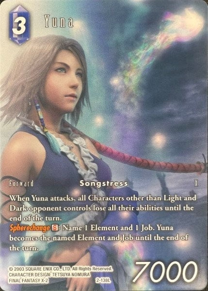 Image for Yuna (Full Art Reprint) (Deck Exclusive Cards) (2-138L) - Final Fantasy TCG