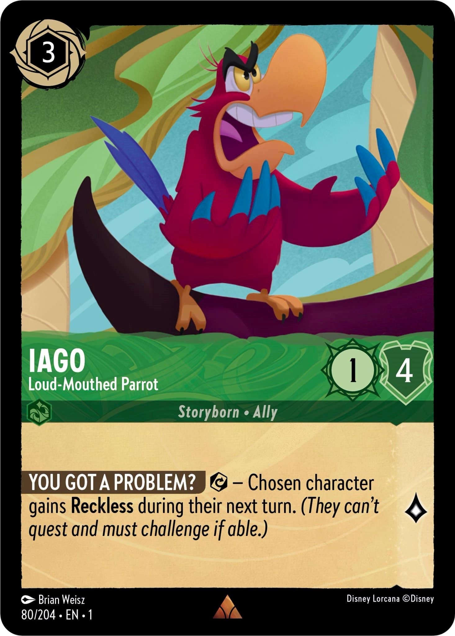 Image for Iago - Loud-Mouthed Parrot (1) (80)