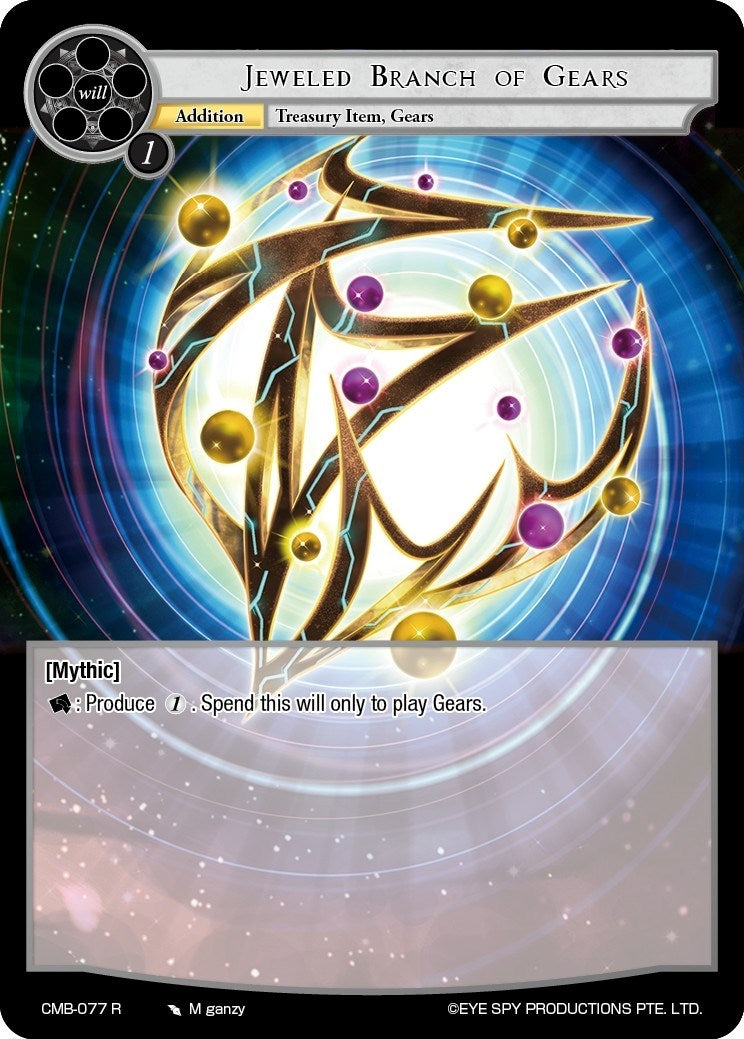 Image for Jeweled Branch of Gears (Crimson Moon's Battleground) (CMB-077 R) - Force of Will
