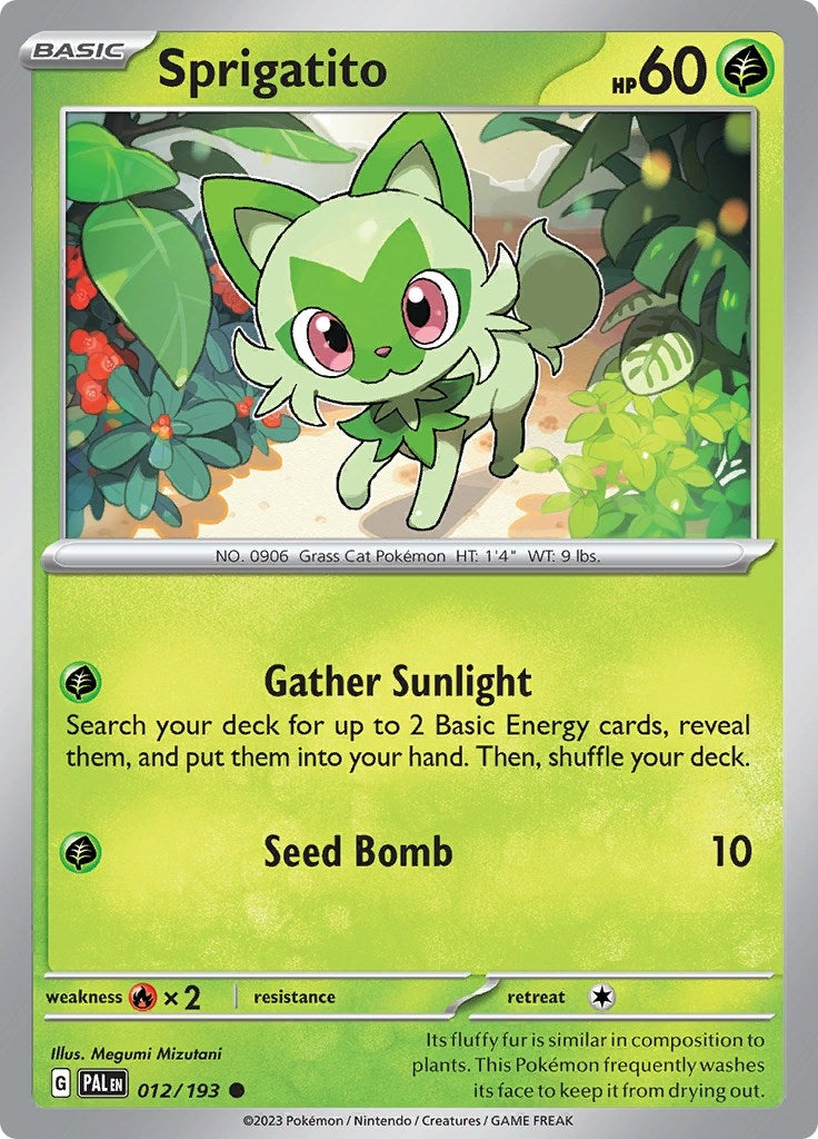 Image for Sprigatito (SV02: Paldea Evolved) (012/193) - Pokemon