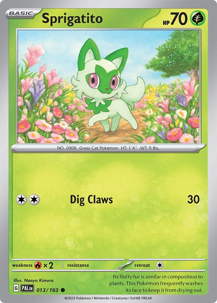 Image for Sprigatito (SV02: Paldea Evolved) (013/193) - Pokemon