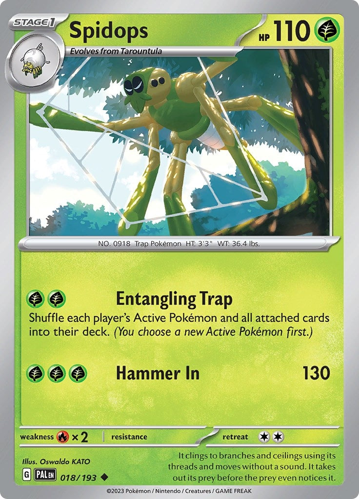 Image for Spidops (SV02: Paldea Evolved) (018/193) - Pokemon
