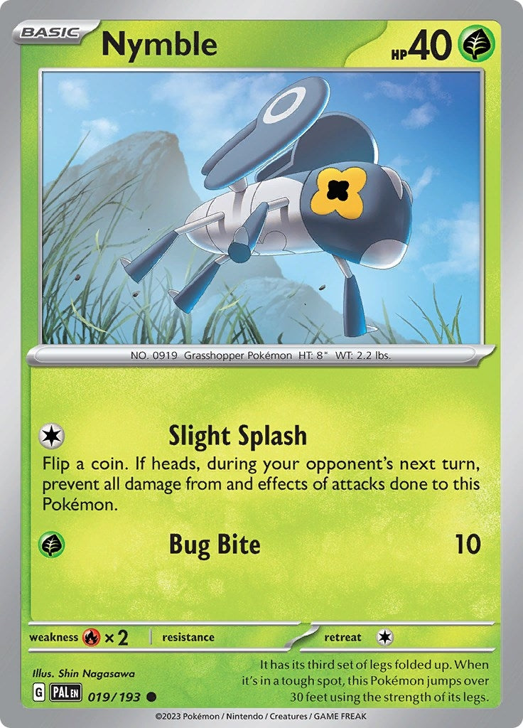 Image for Nymble (SV02: Paldea Evolved) (019/193) - Pokemon