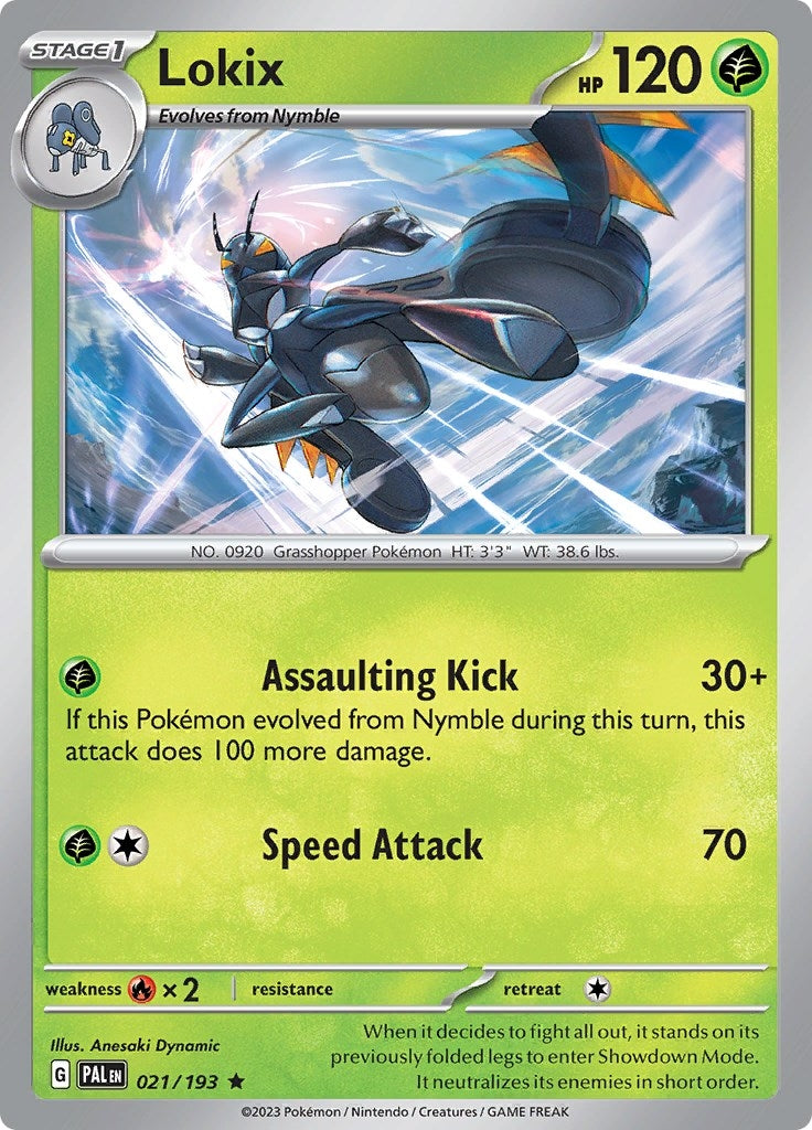 Image for Lokix (SV02: Paldea Evolved) (021/193) - Pokemon