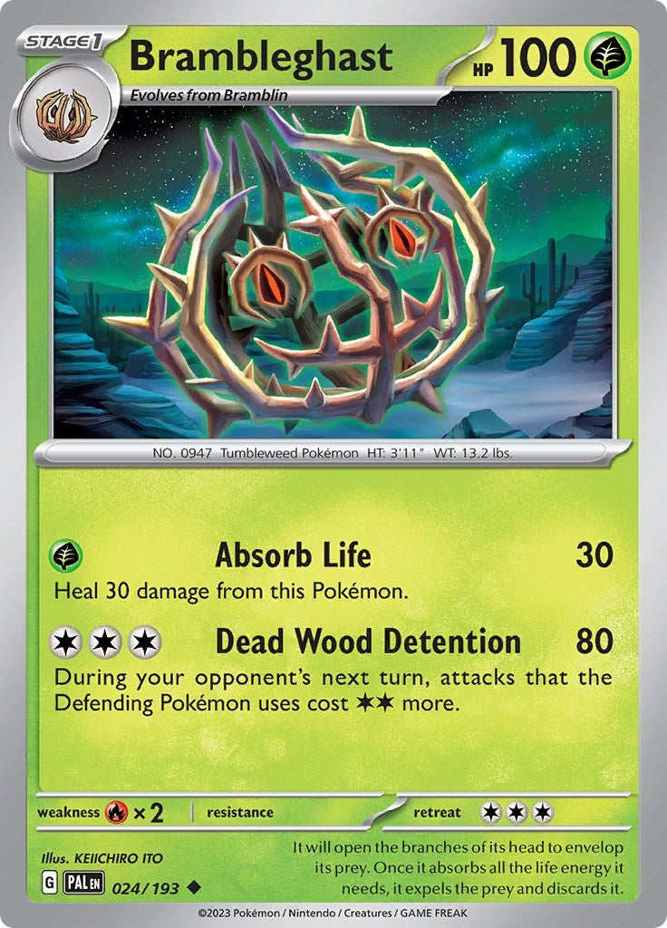 Image for Brambleghast (SV02: Paldea Evolved) (024/193) - Pokemon