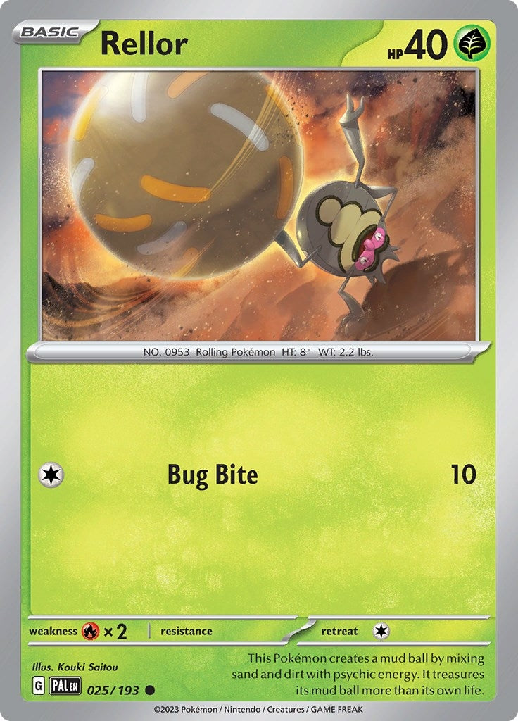 Image for Rellor (SV02: Paldea Evolved) (025/193) - Pokemon