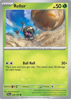 Image for Rellor (SV02: Paldea Evolved) (026/193) - Pokemon