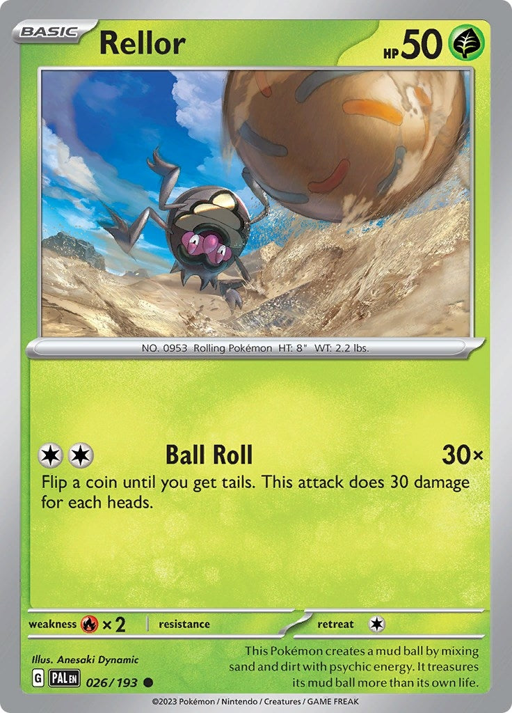 Image for Rellor (SV02: Paldea Evolved) (026/193) - Pokemon