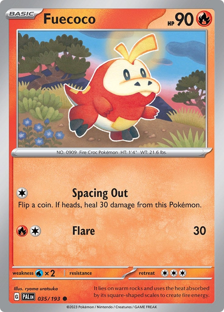 Image for Fuecoco (SV02: Paldea Evolved) (035/193) - Pokemon