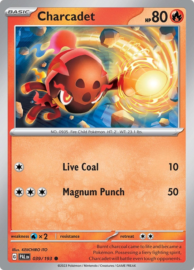 Image for Charcadet (SV02: Paldea Evolved) (039/193) - Pokemon