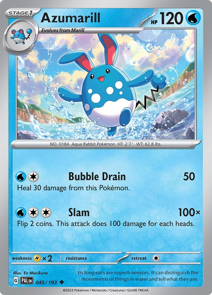 Image for Azumarill (SV02: Paldea Evolved) (045/193) - Pokemon
