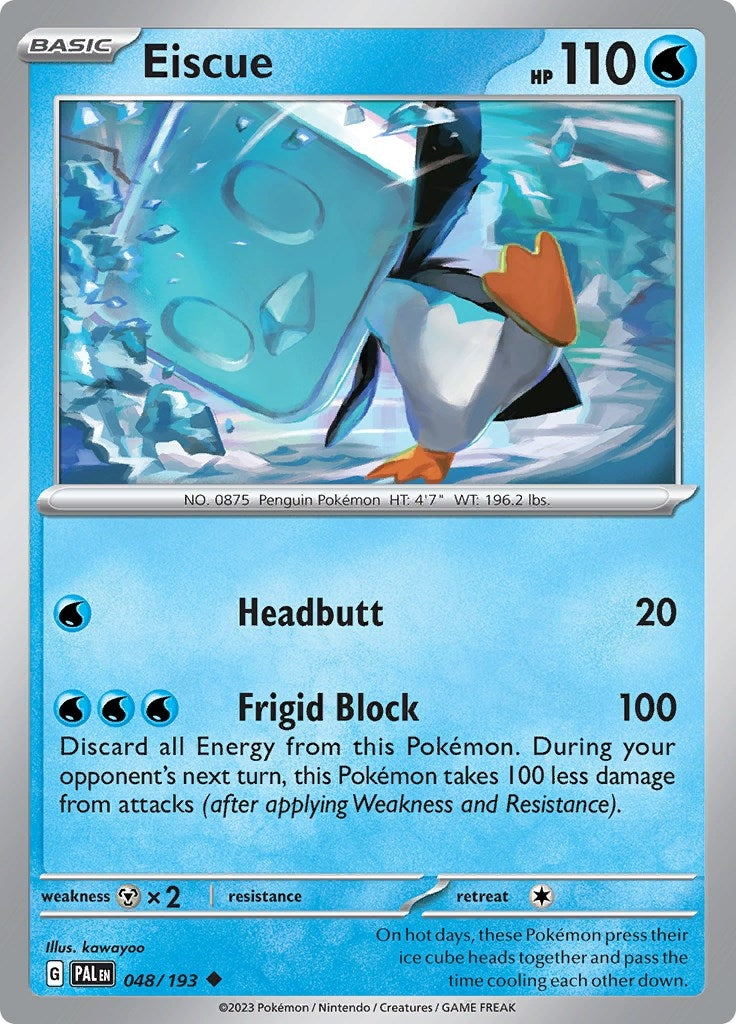 Image for Eiscue (SV02: Paldea Evolved) (048/193) - Pokemon