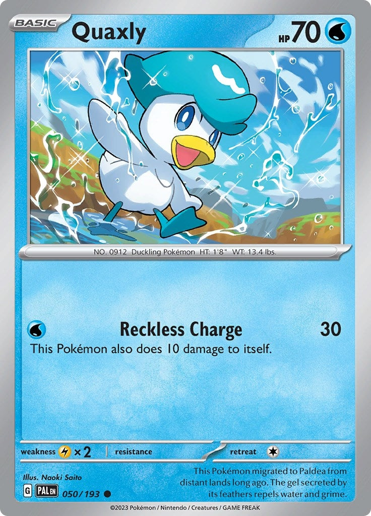 Image for Quaxly (SV02: Paldea Evolved) (050/193) - Pokemon