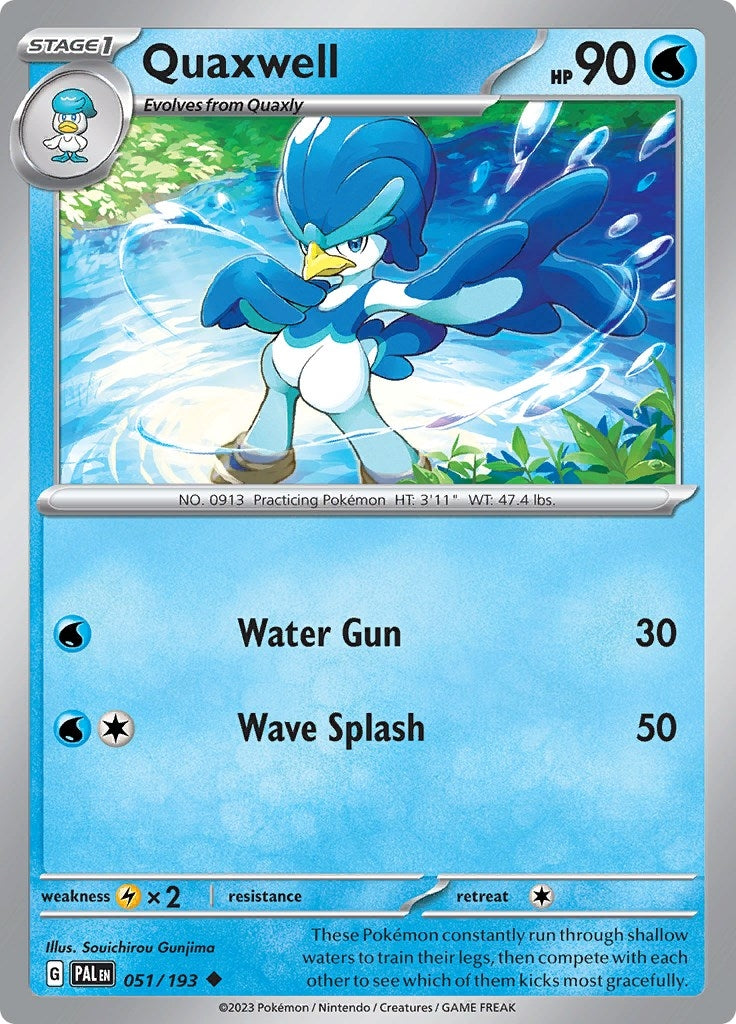 Image for Quaxwell (SV02: Paldea Evolved) (051/193) - Pokemon
