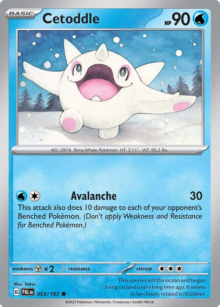 Image for Cetoddle (SV02: Paldea Evolved) (053/193) - Pokemon