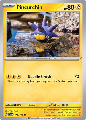 Image for Pincurchin (SV02: Paldea Evolved) (072/193) - Pokemon