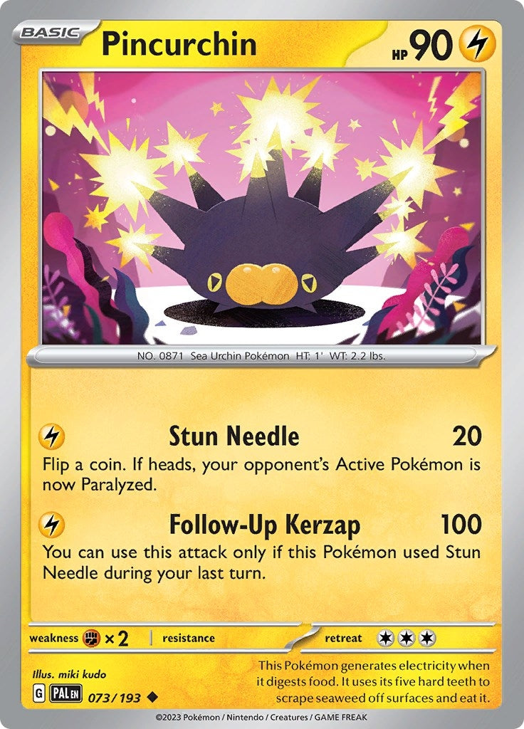 Image for Pincurchin (SV02: Paldea Evolved) (073/193) - Pokemon