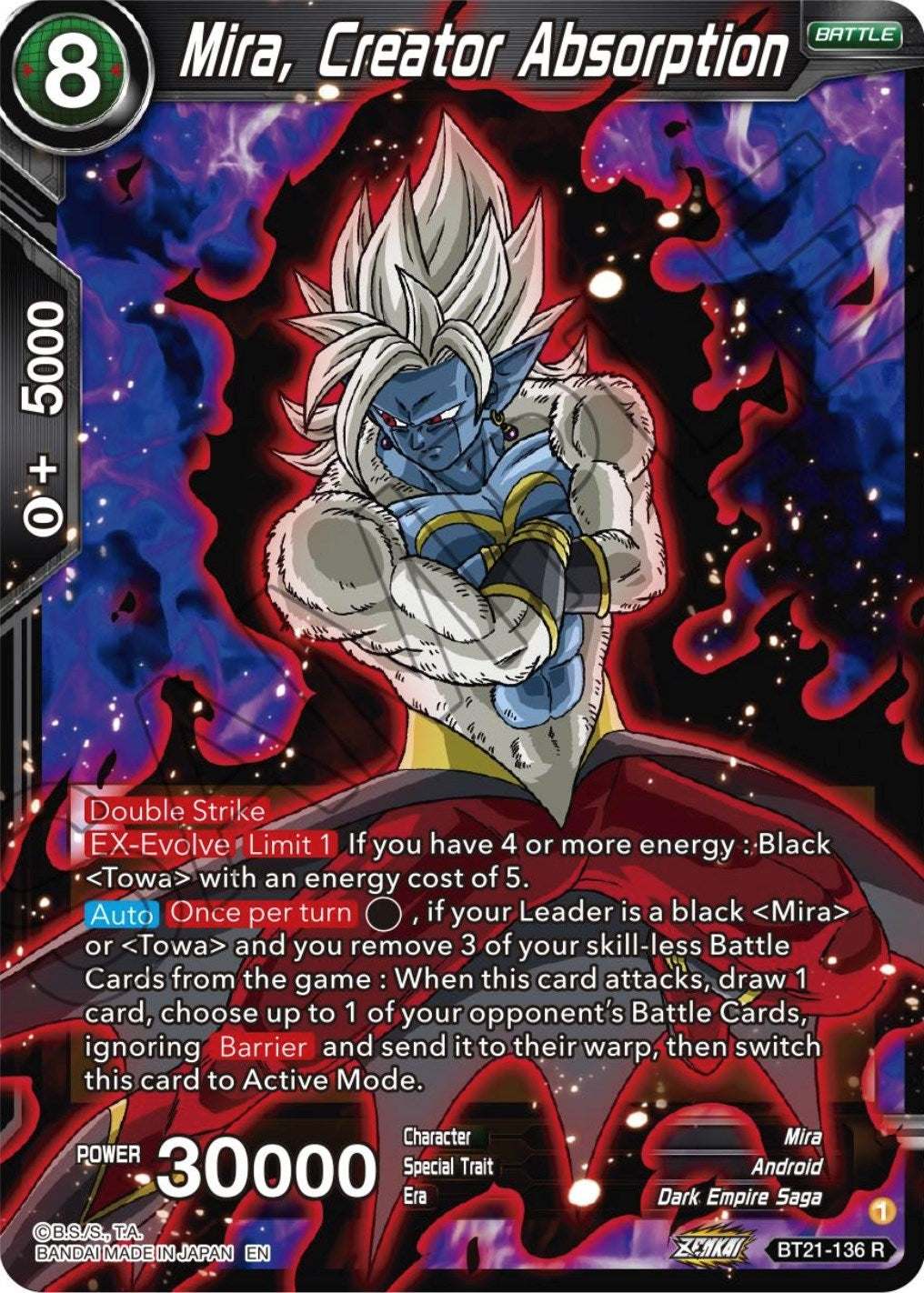 Image for Mira, Creator Absorption (Wild Resurgence) (BT21-136) - Dragon Ball Super: Masters