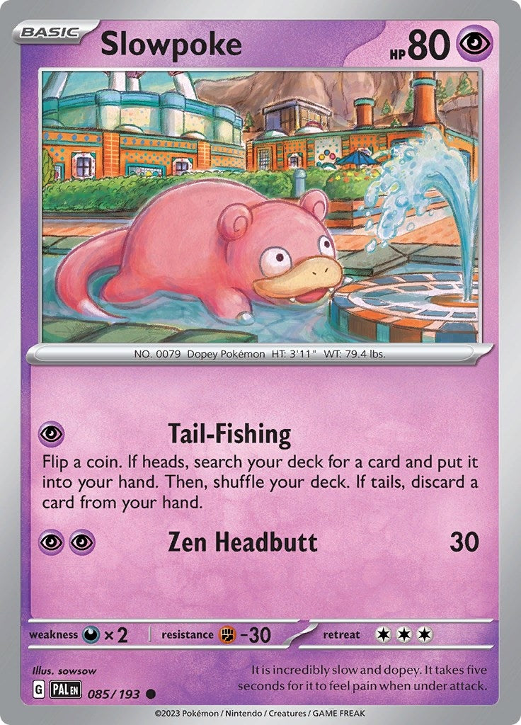 Image for Slowpoke (SV02: Paldea Evolved) (085/193) - Pokemon
