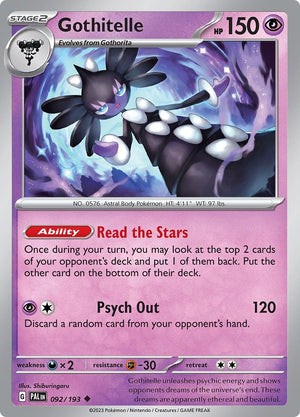 Image for Gothitelle (SV02: Paldea Evolved) (092/193) - Pokemon