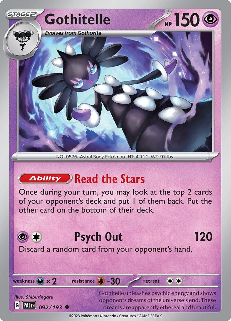 Image for Gothitelle (SV02: Paldea Evolved) (092/193) - Pokemon