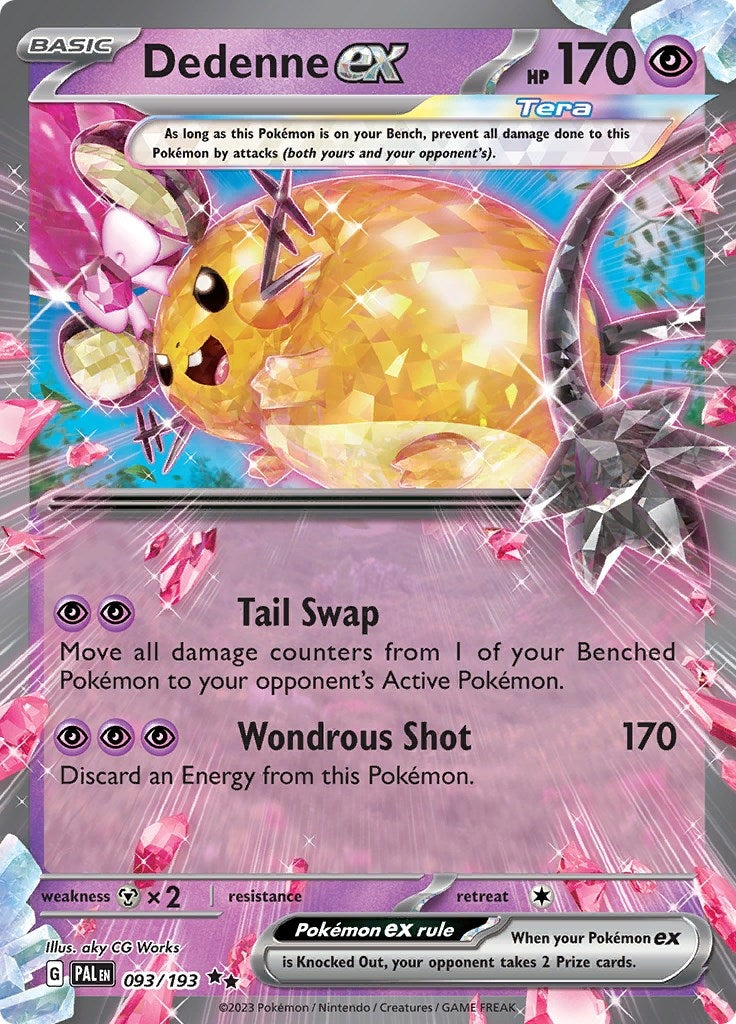 Image for Dedenne ex (SV02: Paldea Evolved) (093/193) - Pokemon