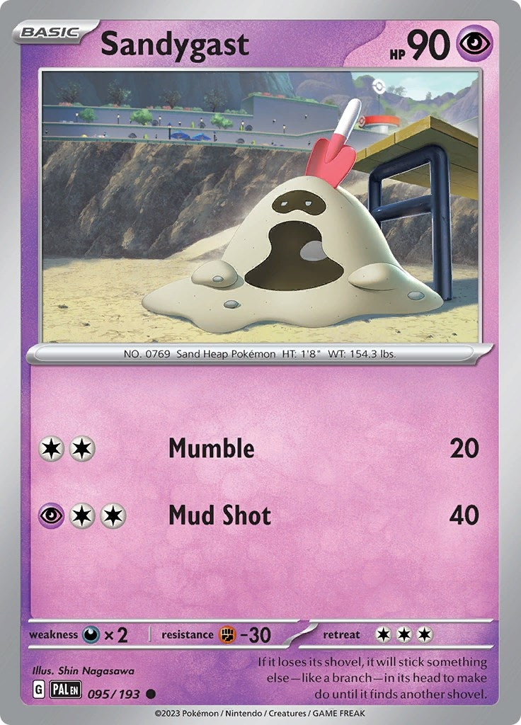 Image for Sandygast (SV02: Paldea Evolved) (095/193) - Pokemon