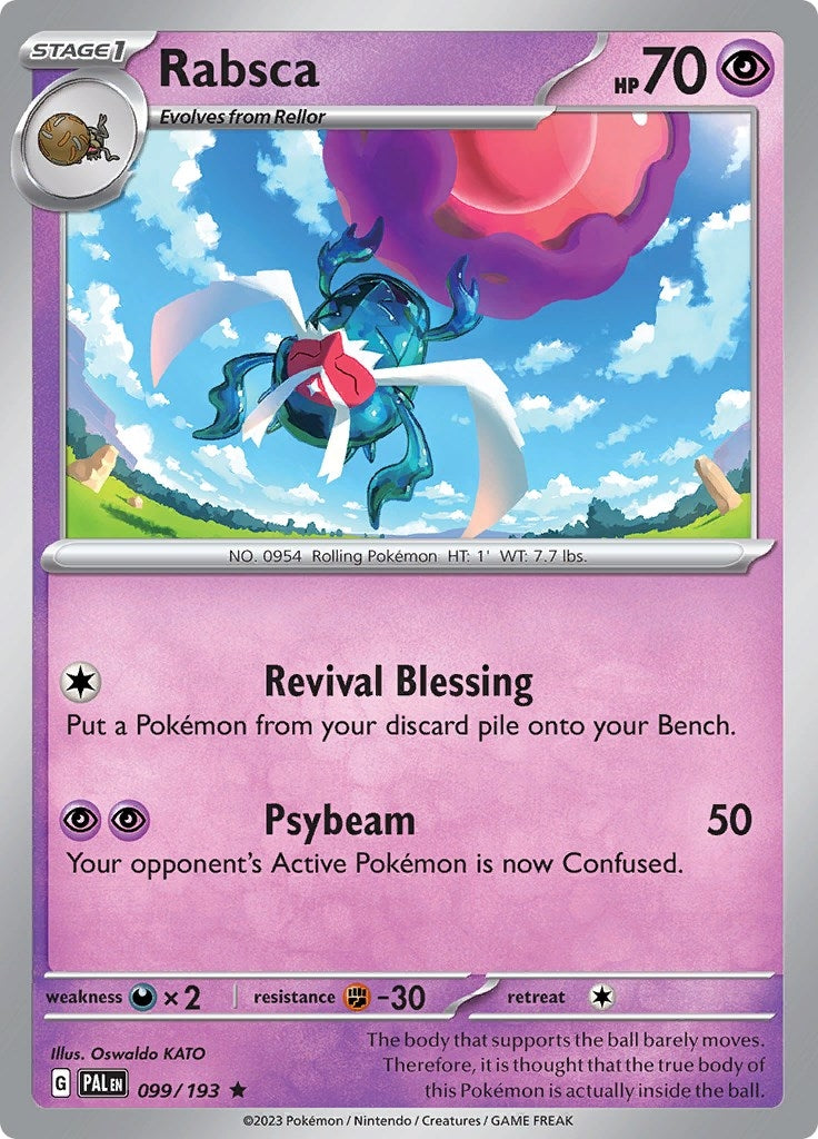 Image for Rabsca (SV02: Paldea Evolved) (099/193) - Pokemon