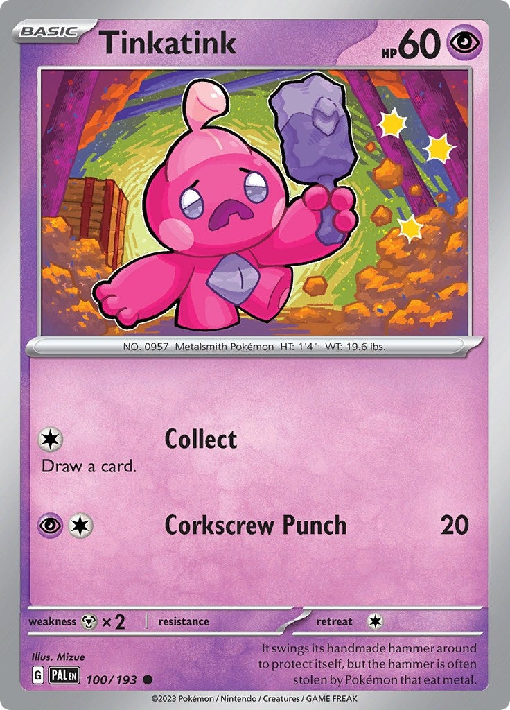 Image for Tinkatink (SV02: Paldea Evolved) (100/193) - Pokemon