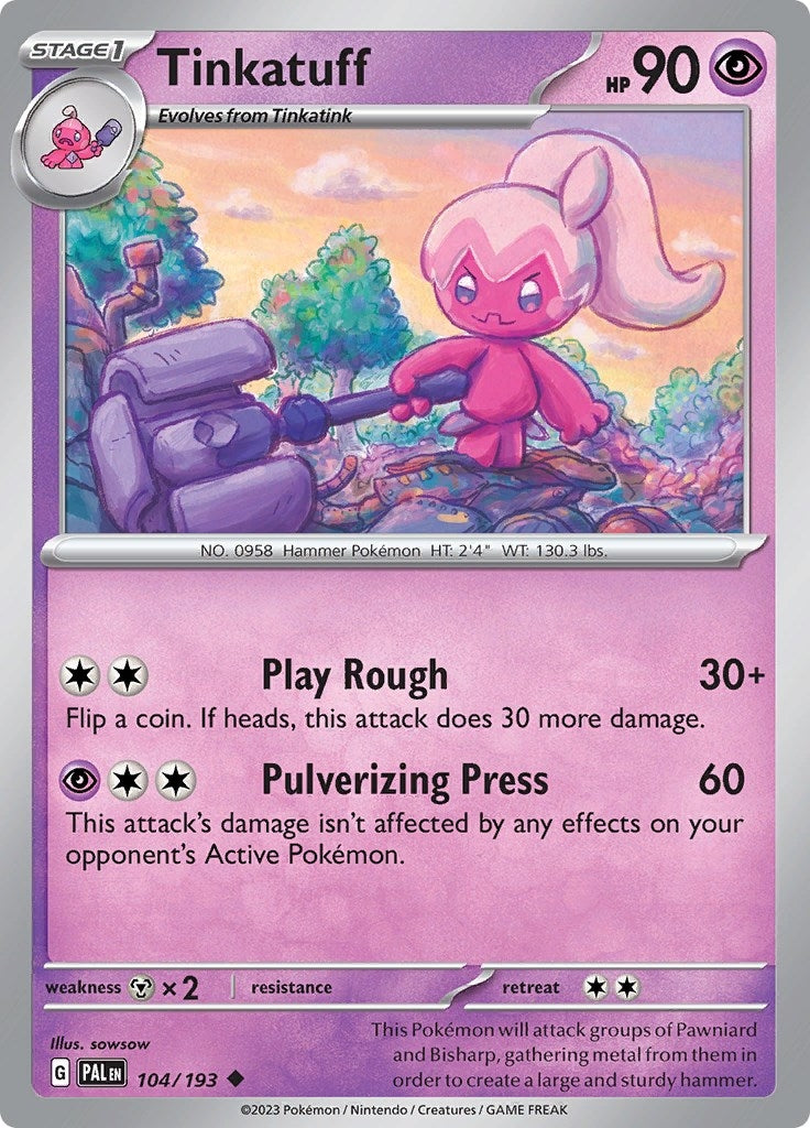 Image for Tinkatuff (SV02: Paldea Evolved) (104/193) - Pokemon