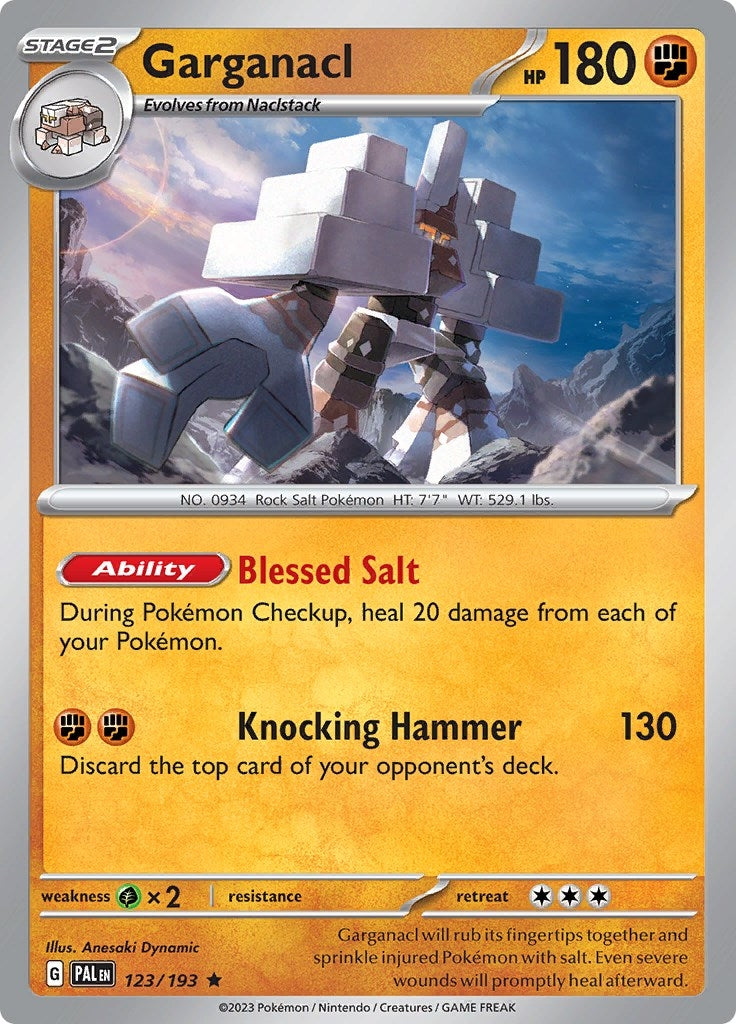 Image for Garganacl (SV02: Paldea Evolved) (123/193) - Pokemon