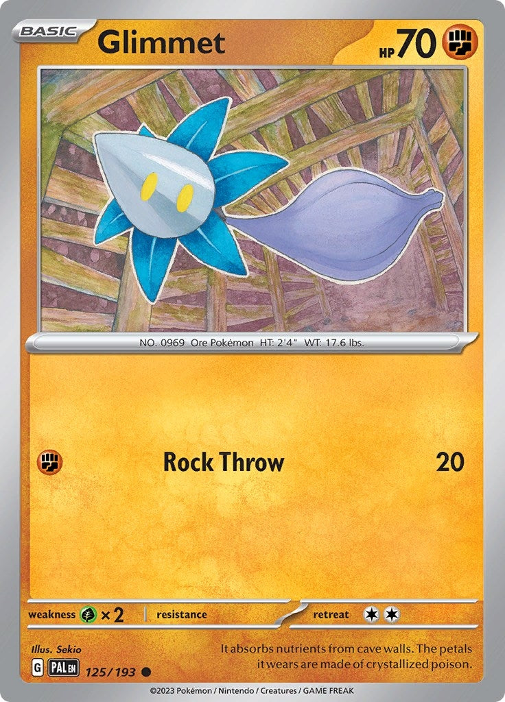 Image for Glimmet (SV02: Paldea Evolved) (125/193) - Pokemon