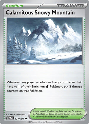 Image for Calamitous Snowy Mountain (SV02: Paldea Evolved) (174/193) - Pokemon