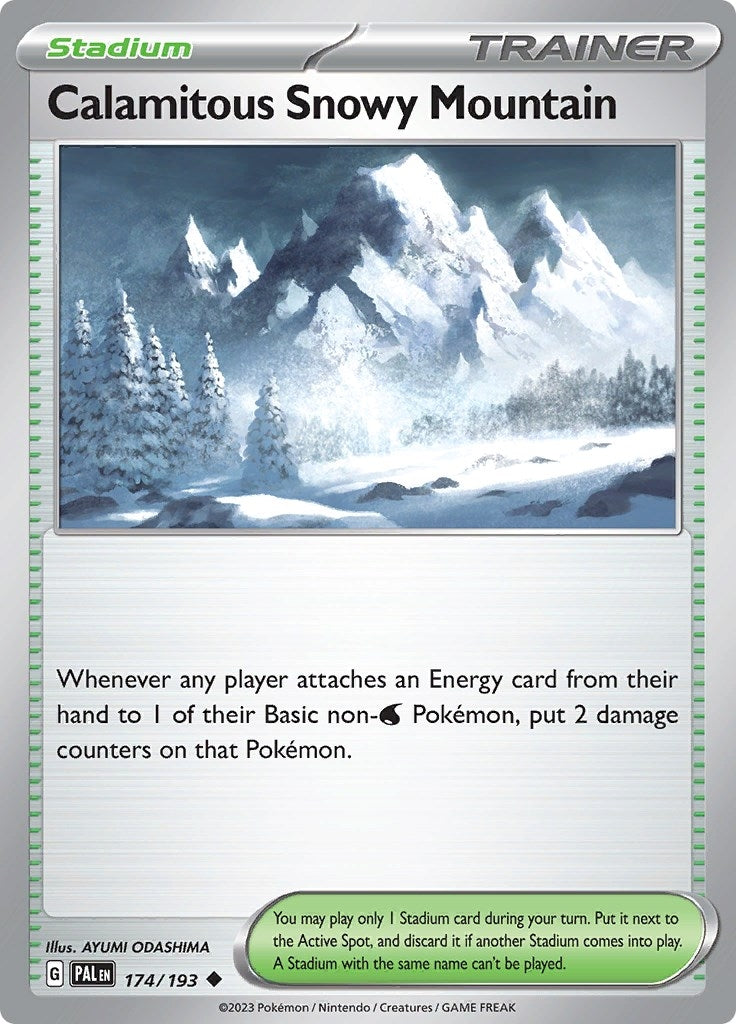 Image for Calamitous Snowy Mountain (SV02: Paldea Evolved) (174/193) - Pokemon