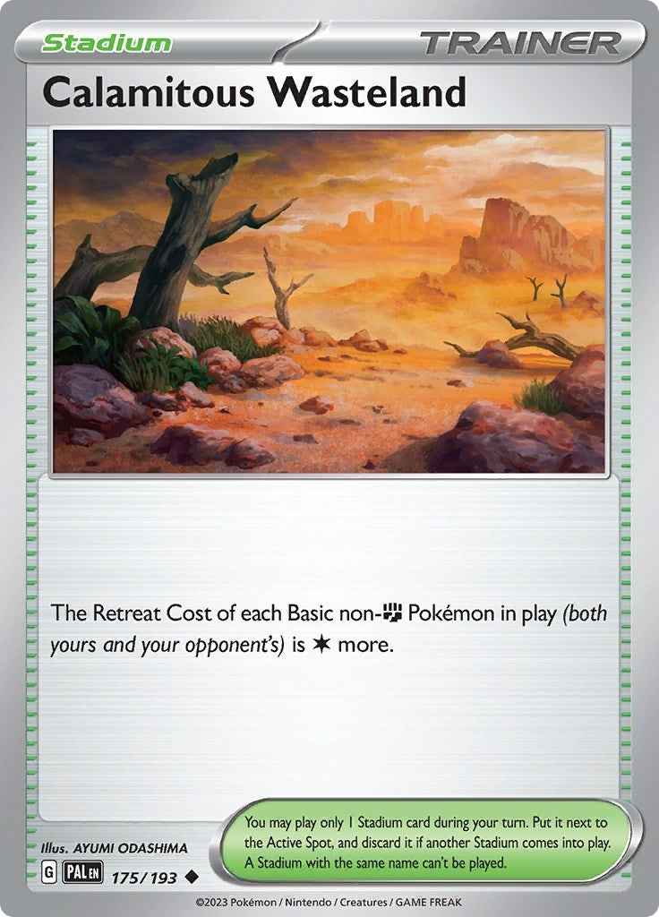 Image for Calamitous Wasteland (SV02: Paldea Evolved) (175/193) - Pokemon
