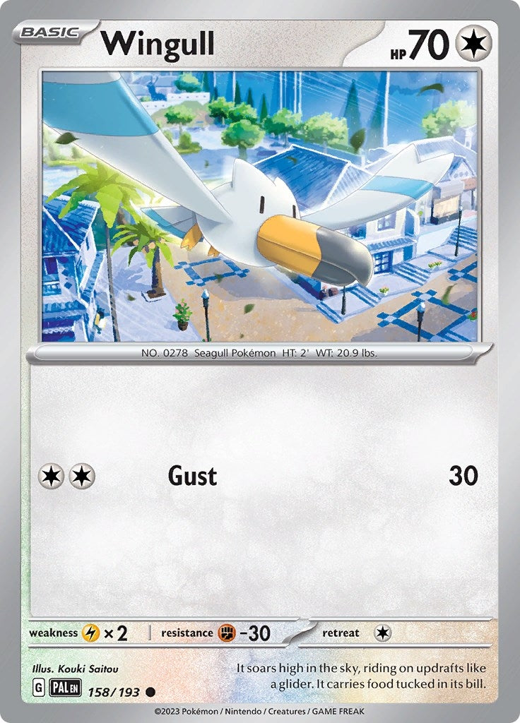 Image for Wingull (SV02: Paldea Evolved) (158/193) - Pokemon